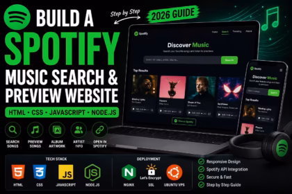 Build a Spotify music preview site