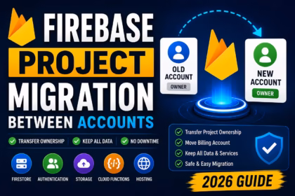 Firebase migration tutorial graphic design