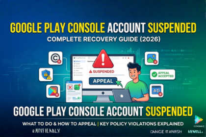 Google Play Console Account Suspended – What to Do Complete Recovery Guide (2026)