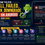 How to fix Android install error