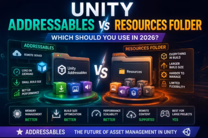 Unity addressables vs resources folder guide